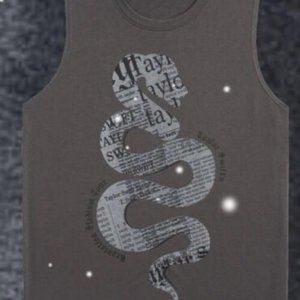 Taylor Swift Reputation Grey Snake Tour Tank Top
